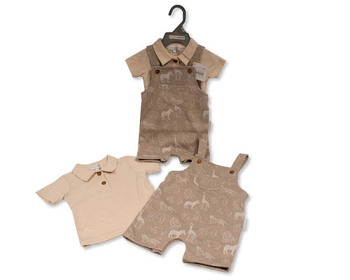 Baby Boy 2pc Dungaree Set