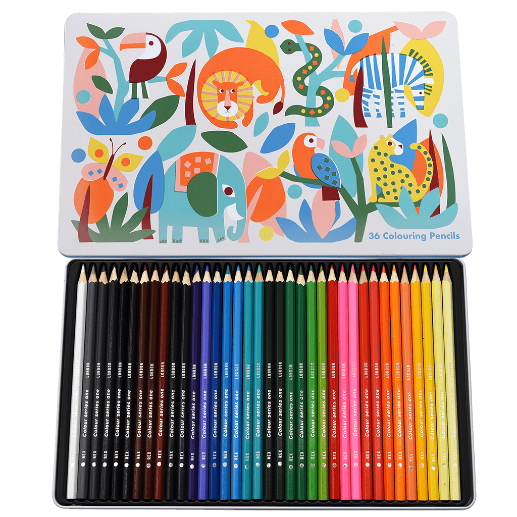 36pc Colouring Pencils Set