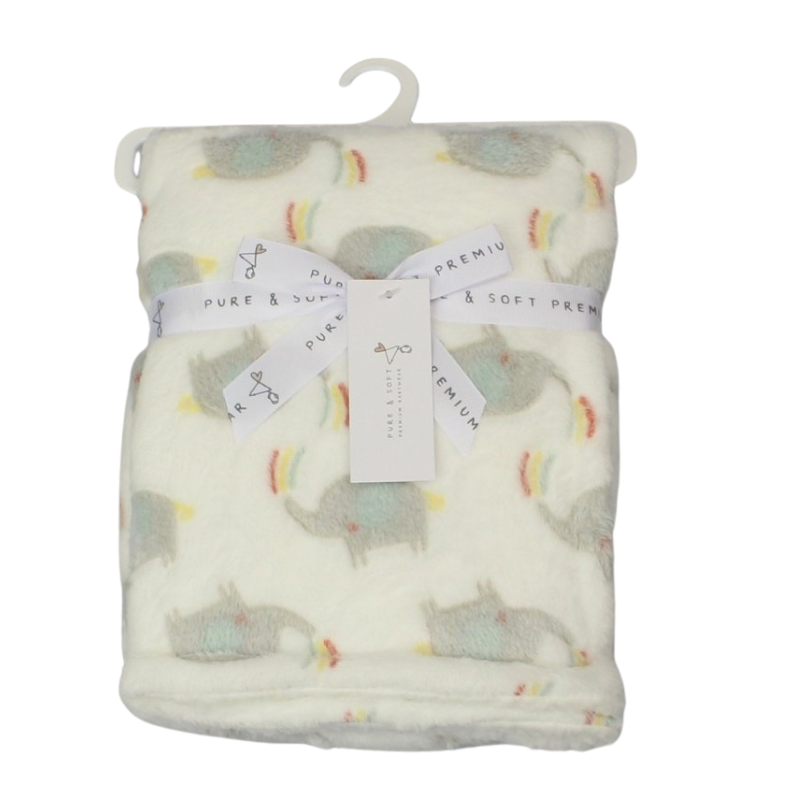 Soft Plush Fleece Baby Blanket