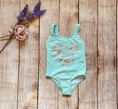 Under the Sea Foil Print Swimsuit