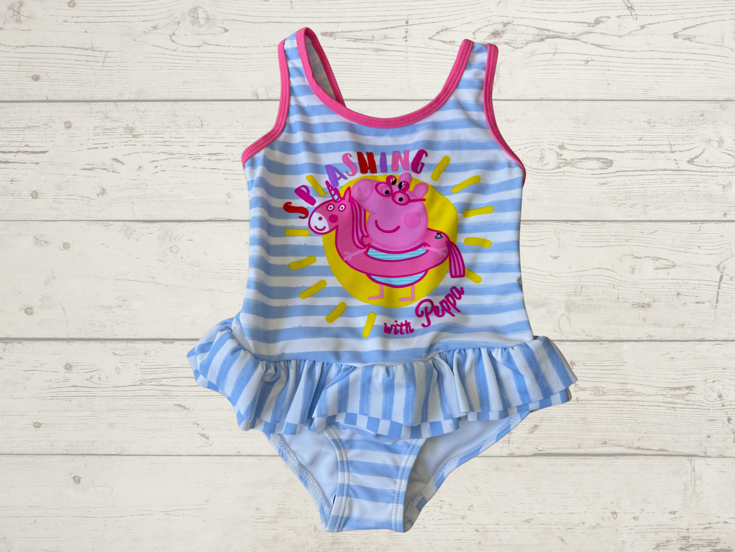 Peppa Pig Striped Swimsuit