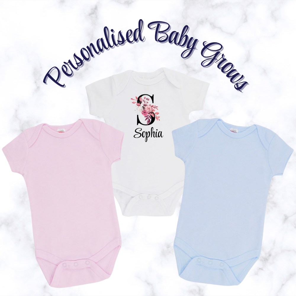 Personalised Baby Grows
