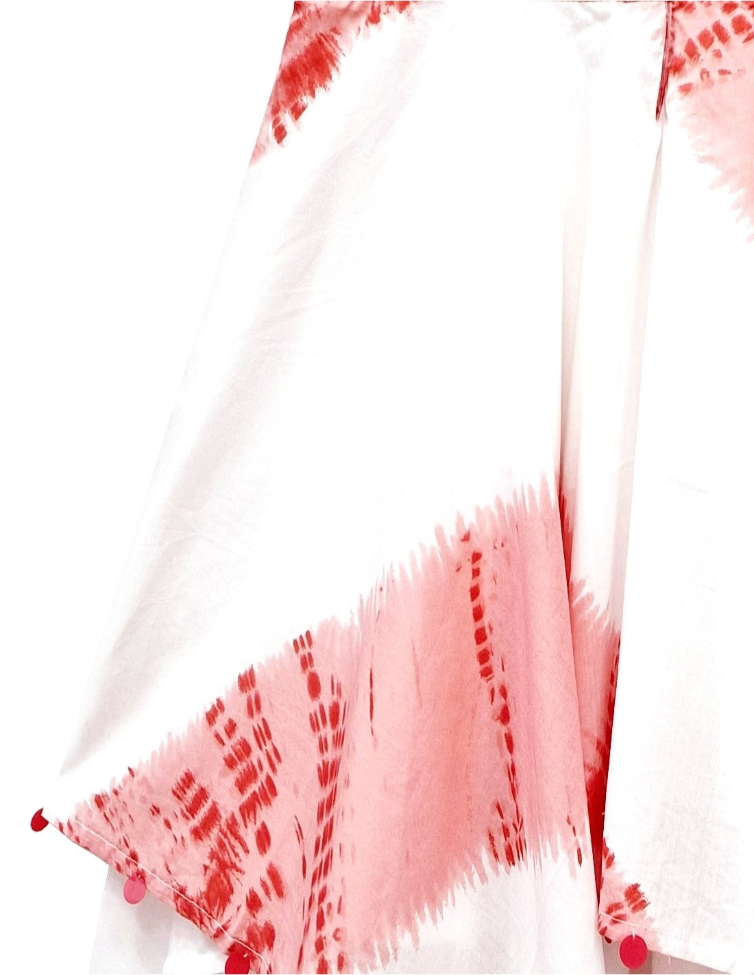 Denim Top Tie-Dye Print Dress