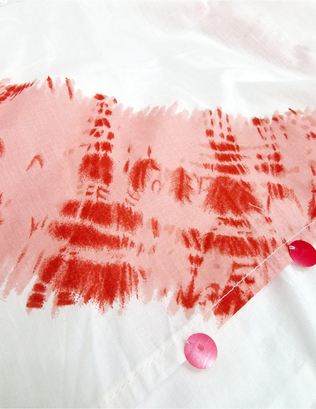 Denim Top Tie-Dye Print Dress