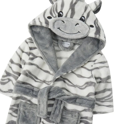 Baby Zebra Fleece Dressing Gown